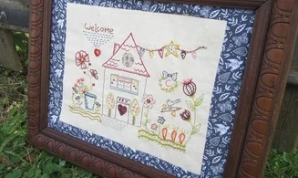 "Welcome" fiche papier