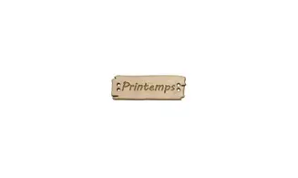 Pancarte "Printemps"