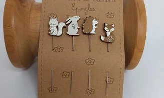 Epingles "Les copains de la forêt"