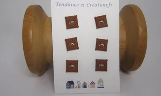 Gateaux bruns 12mm
