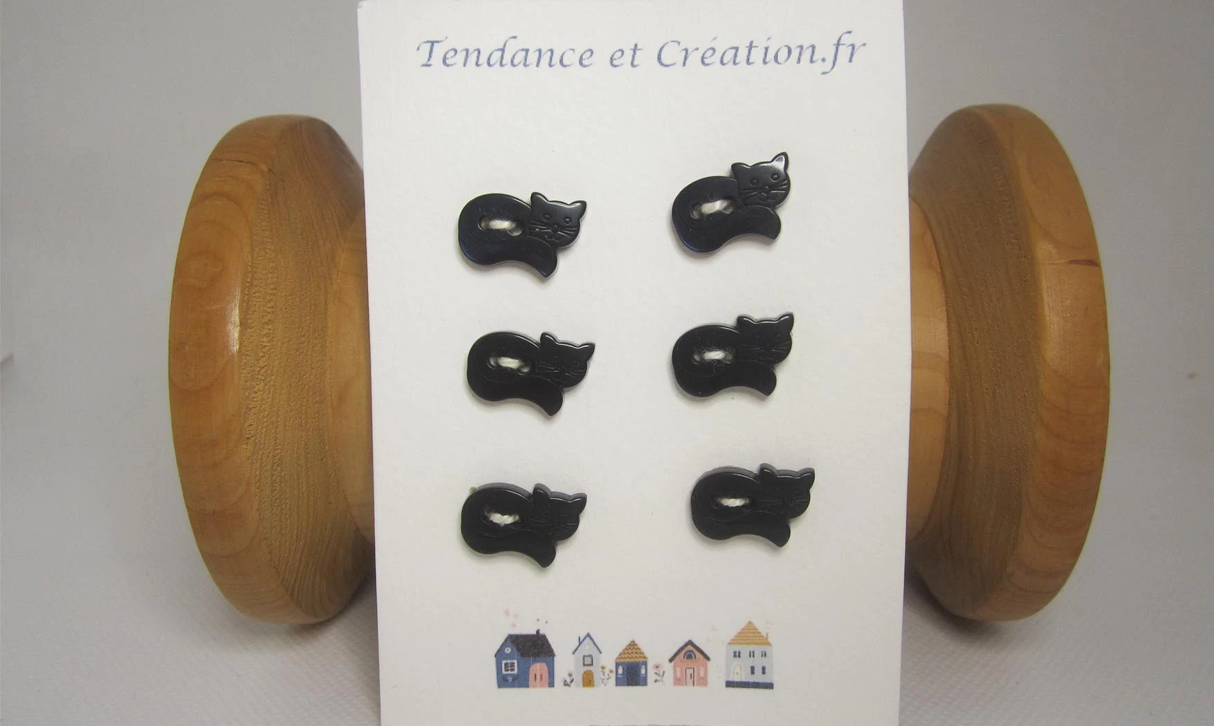 Chats noirs 17mm