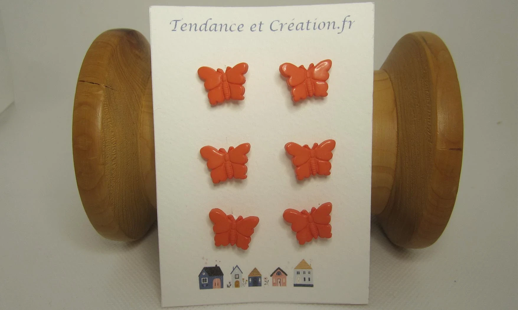 Papillons corail 15mm