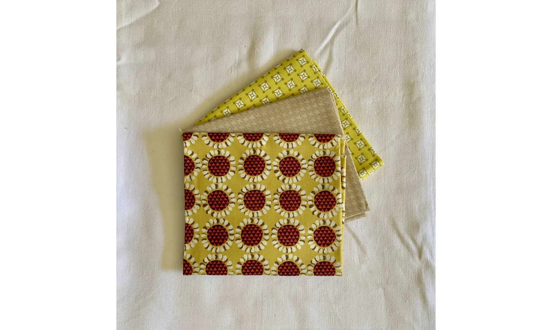 Trio de coupons tournesols