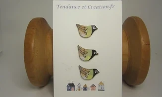 Boutons oiseaux