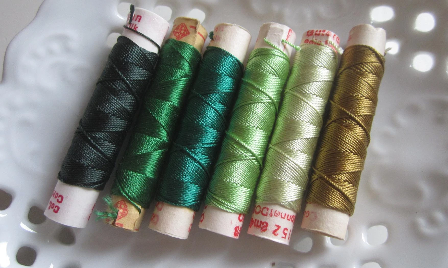 Assortiment soie "Nature" vintage