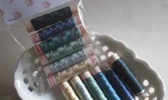 Assortiment soie "Océan" vintage